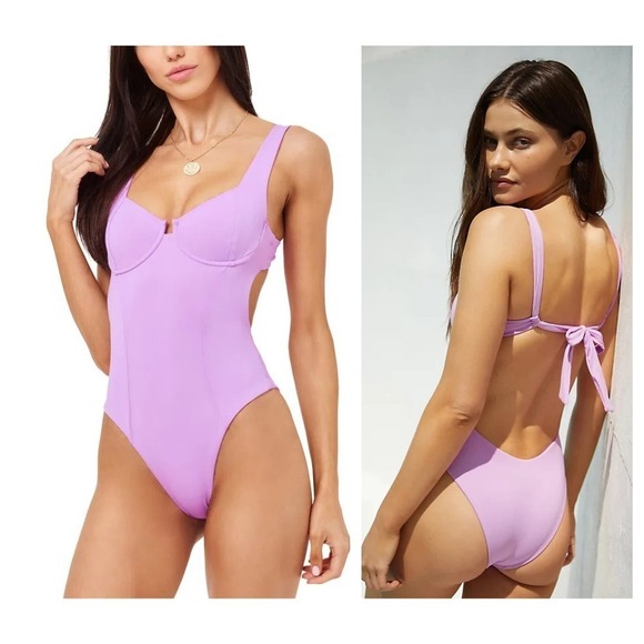 L*SPACE Kendal Underwire One-Piece Swimsuit Size Medium - Picture 1 of 6
